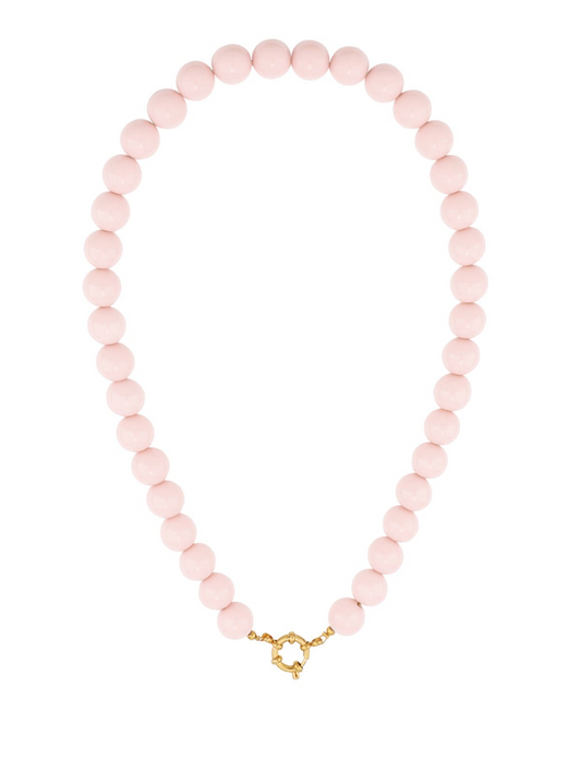 Beads necklace - pink