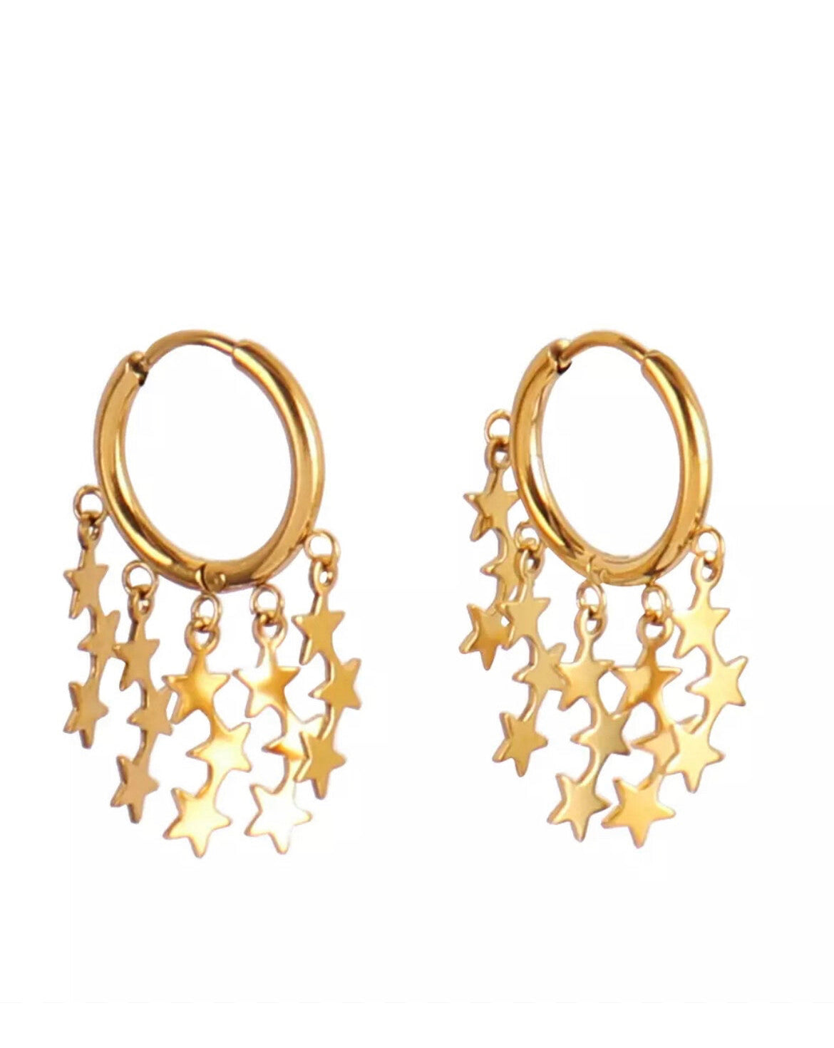 Las vegas earrings - gold