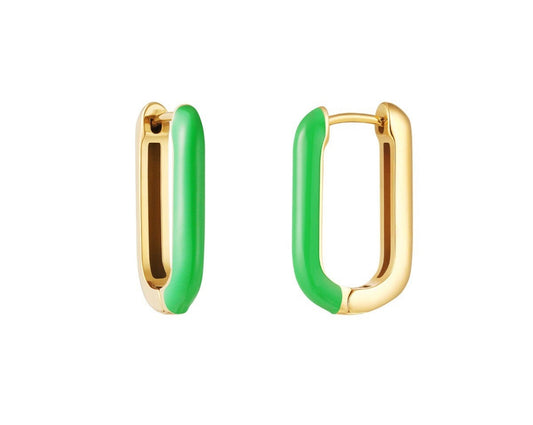 Oh my earrings - green