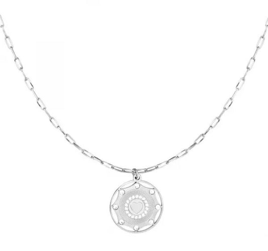 all around necklace - silver