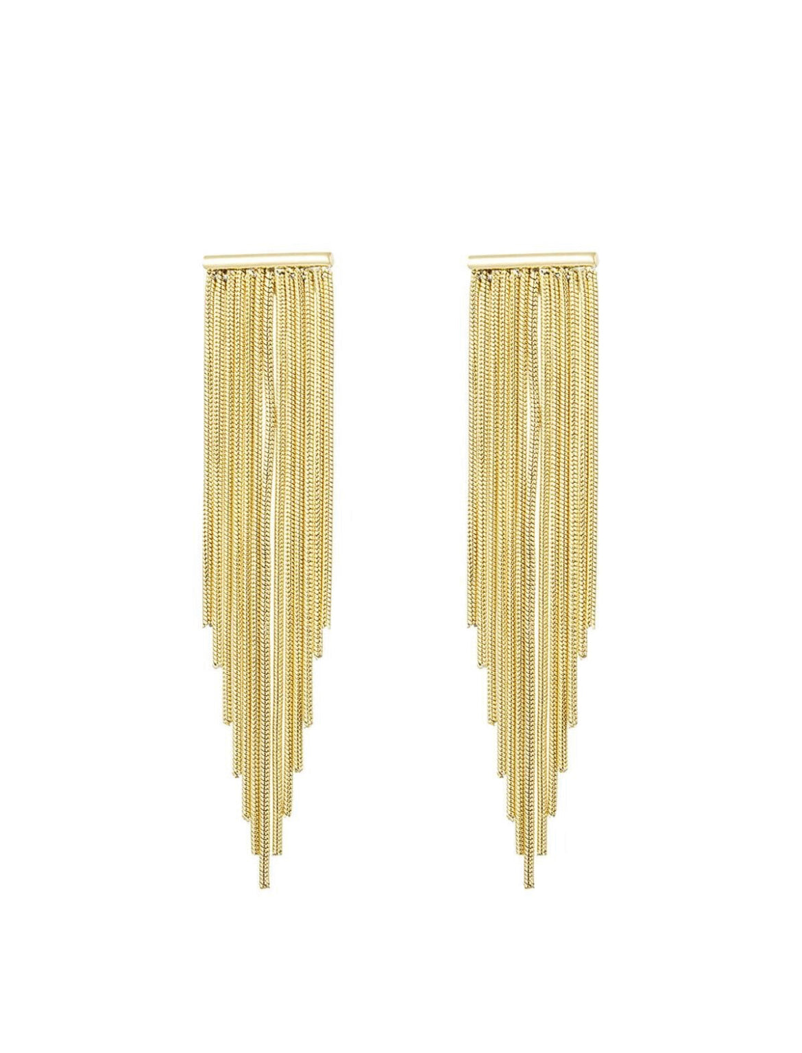 Waterfall earrings - gold