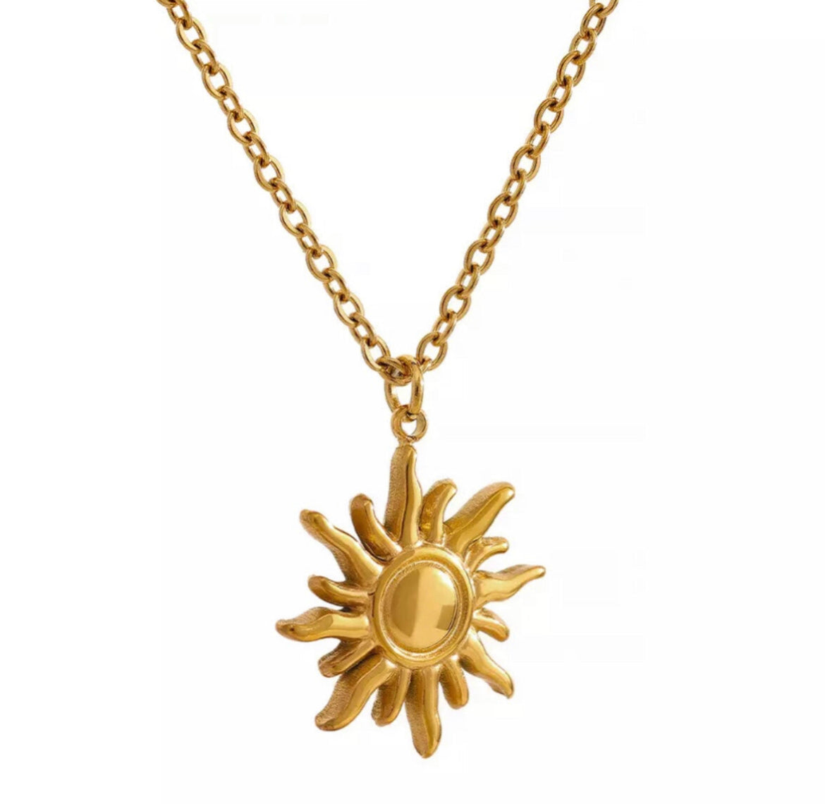 Sunshine necklace - gold