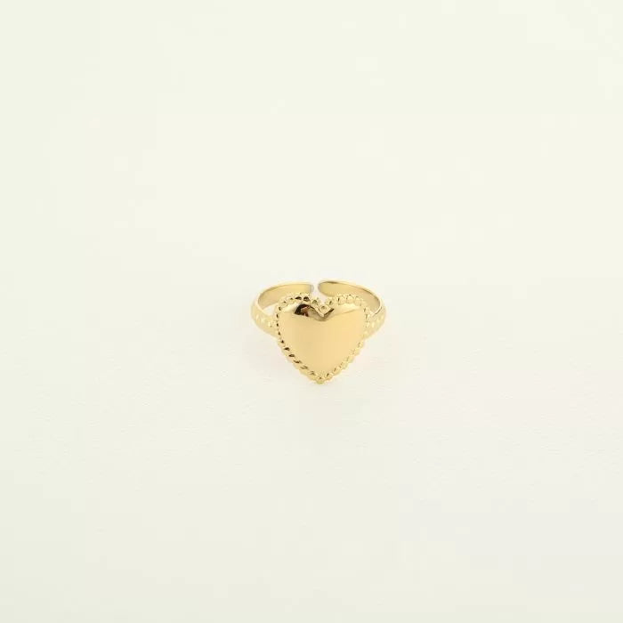 Heart ring - gold