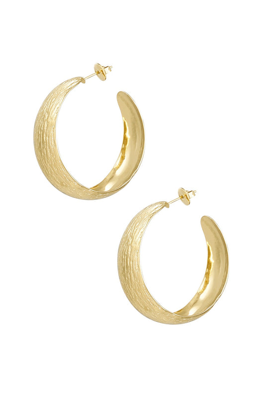 Fien hoops - goud