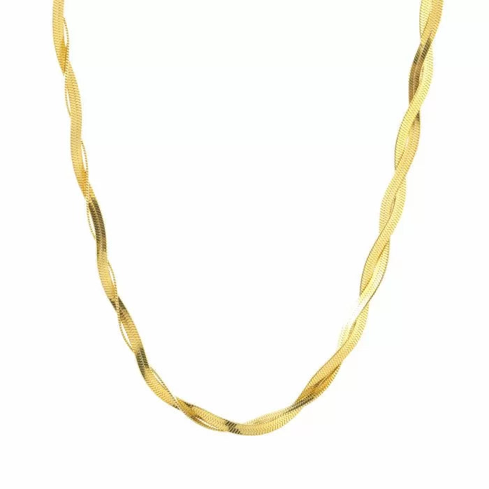 Floor necklace - goud