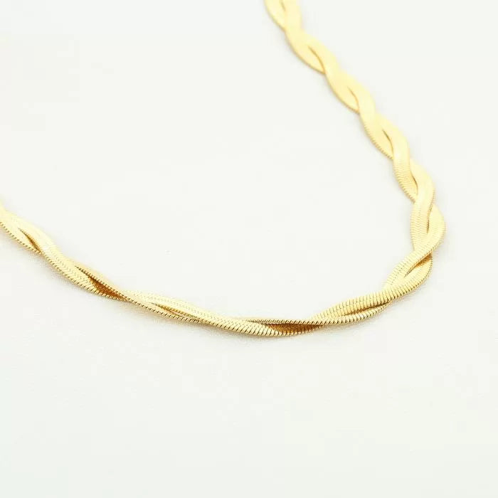 Floor necklace - goud