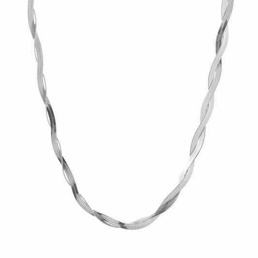 Floor necklace - zilver