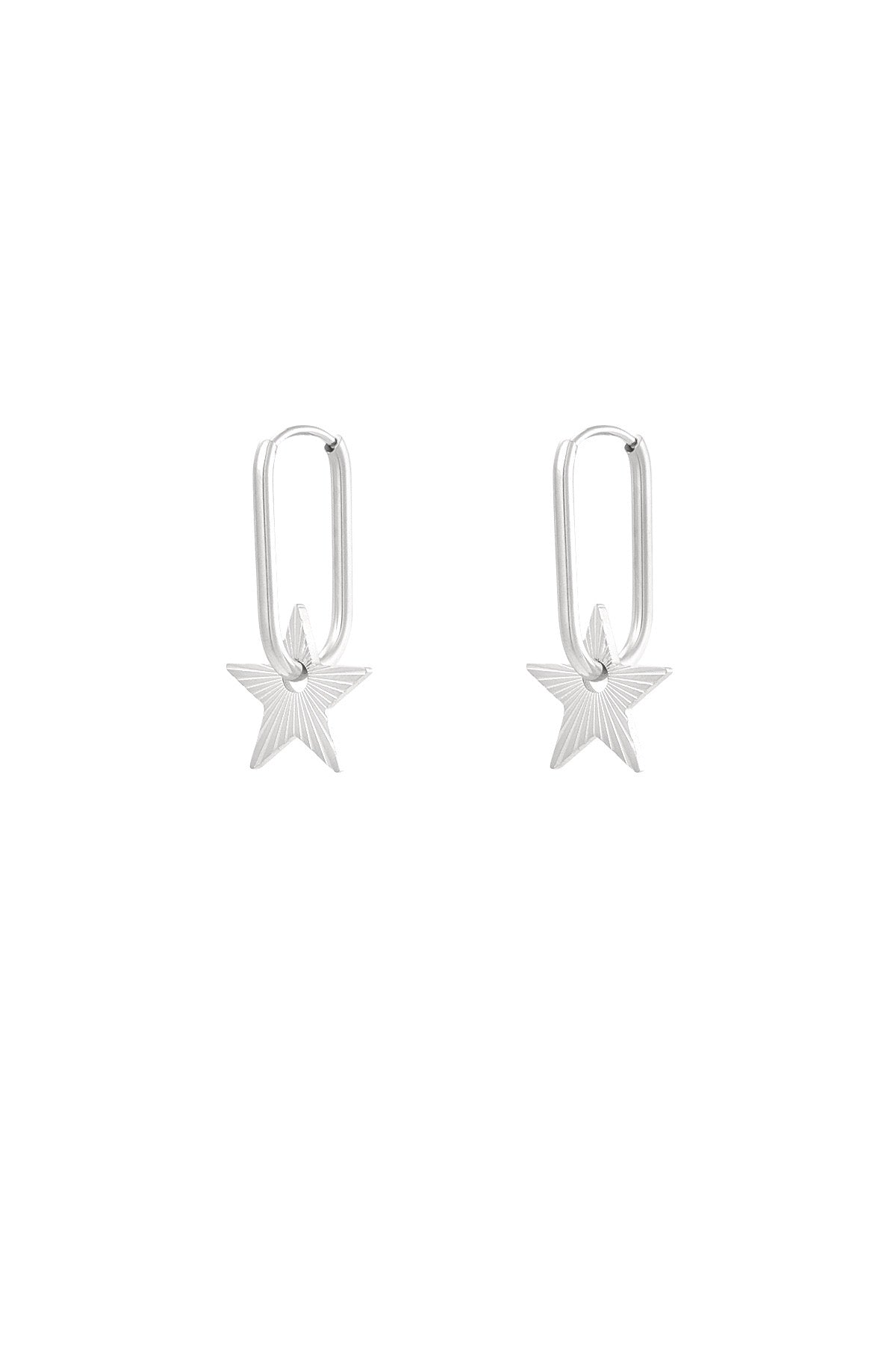 Night earrings - silver