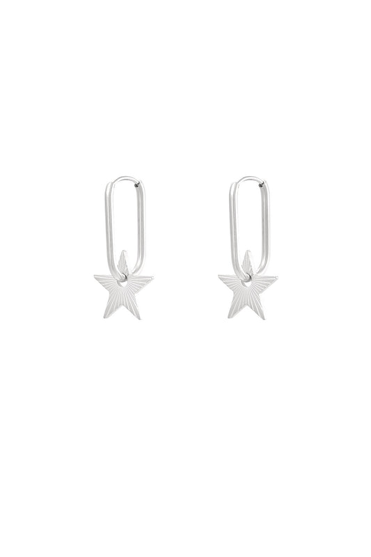 Night earrings - zilver