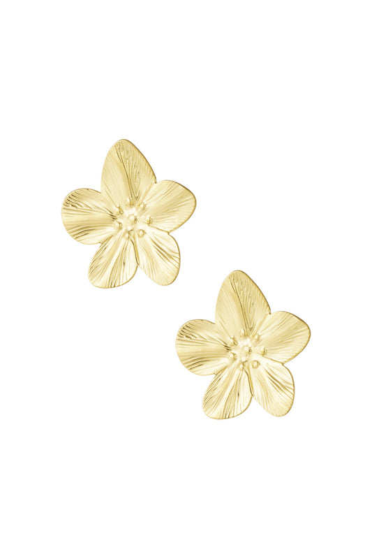 Bloom earrings - goud