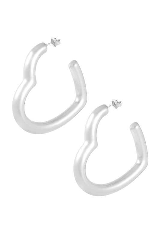 Lover earrings - zilver