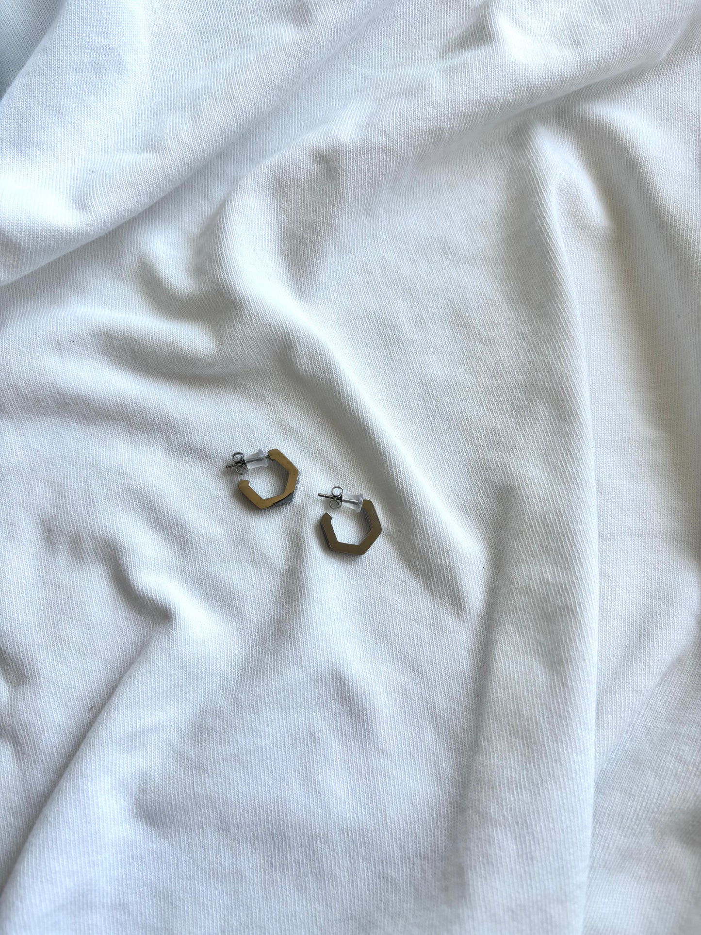 silver hoops - zilver - 1026