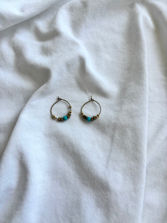 golden earrings - goud - 1032