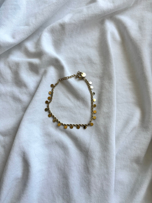 coin bracelet - goud - 1035