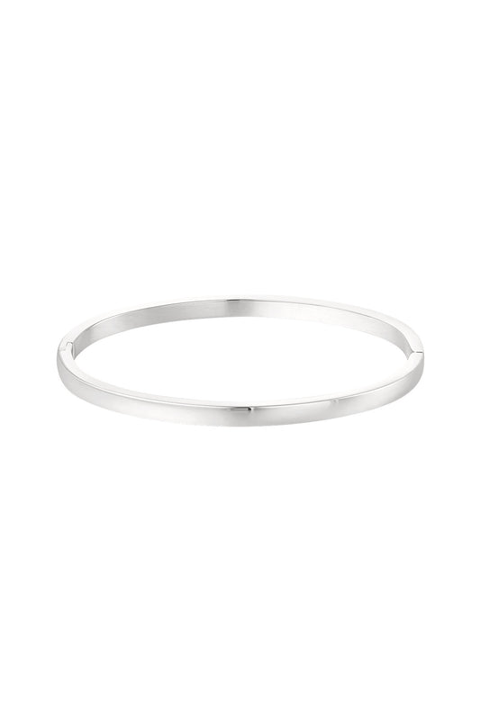 Bangle bracelet - zilver