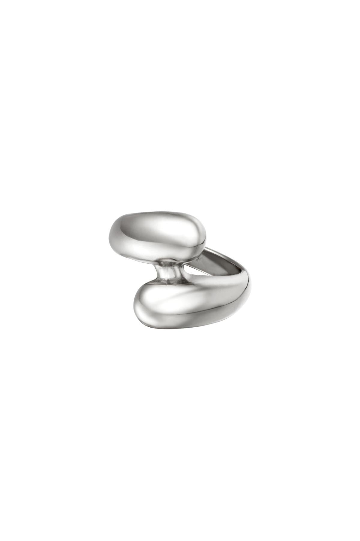 chique ring - zilver