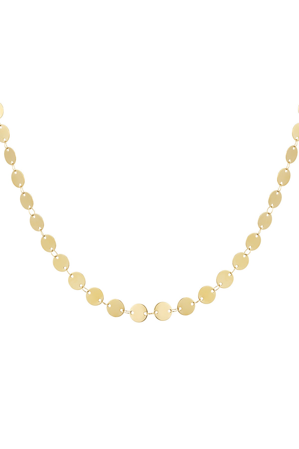 valentine necklace - goud