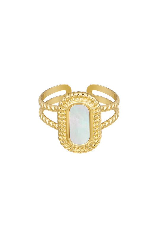 Mirror ring - gold