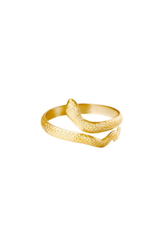 Snake ring - gold