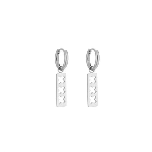 Adam earrings - silver