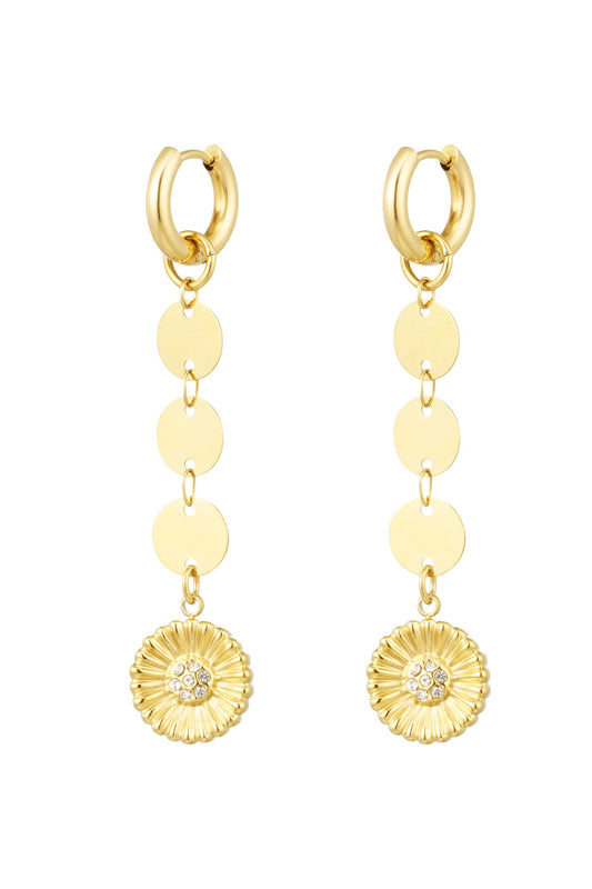 Santorini earrings - gold