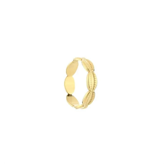 Seashell ring - gold