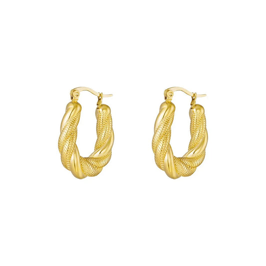 Mila earrings - gold
