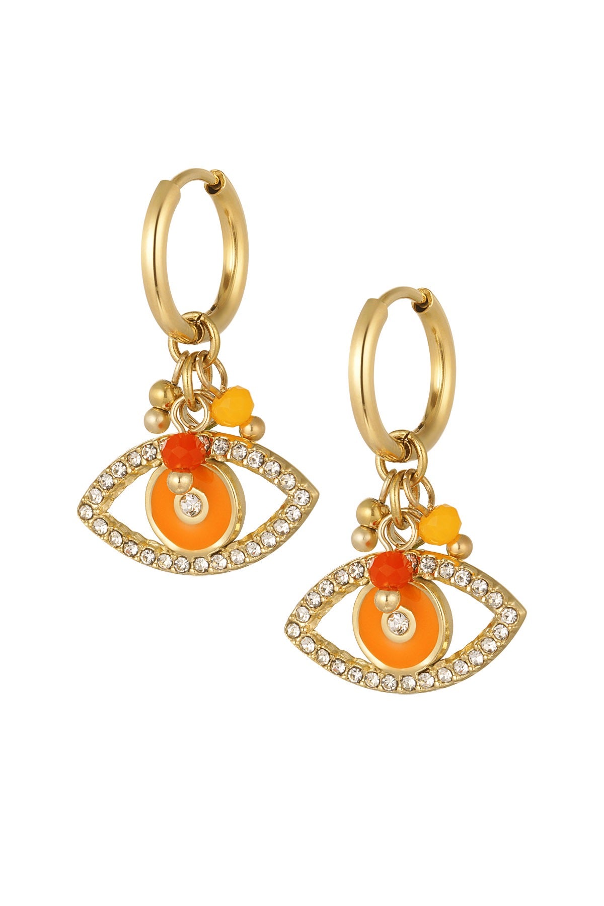I can see you earrings - gold