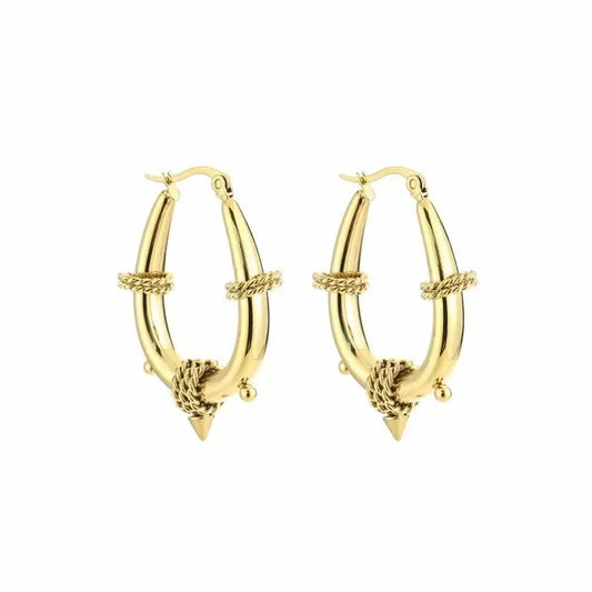 Noa earrings - small - gold