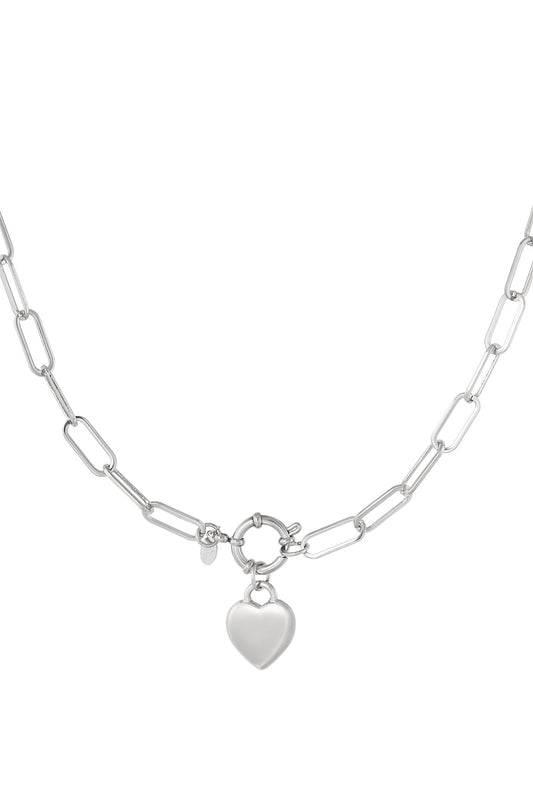 July necklace - zilver