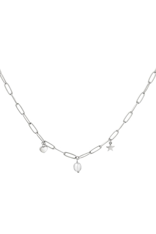 Sanne necklace - zilver