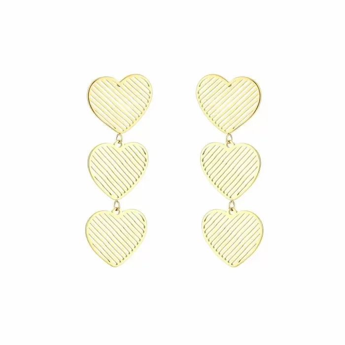 Lots of love earrings - gold
