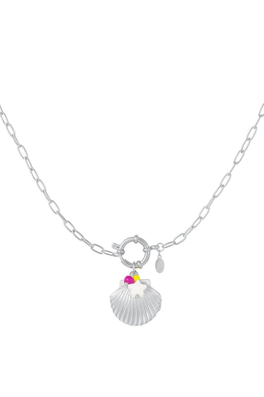 On the beach necklace - silver