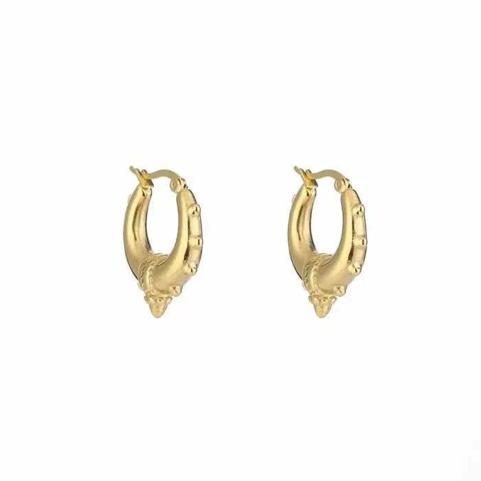 Bali hoops - big - gold