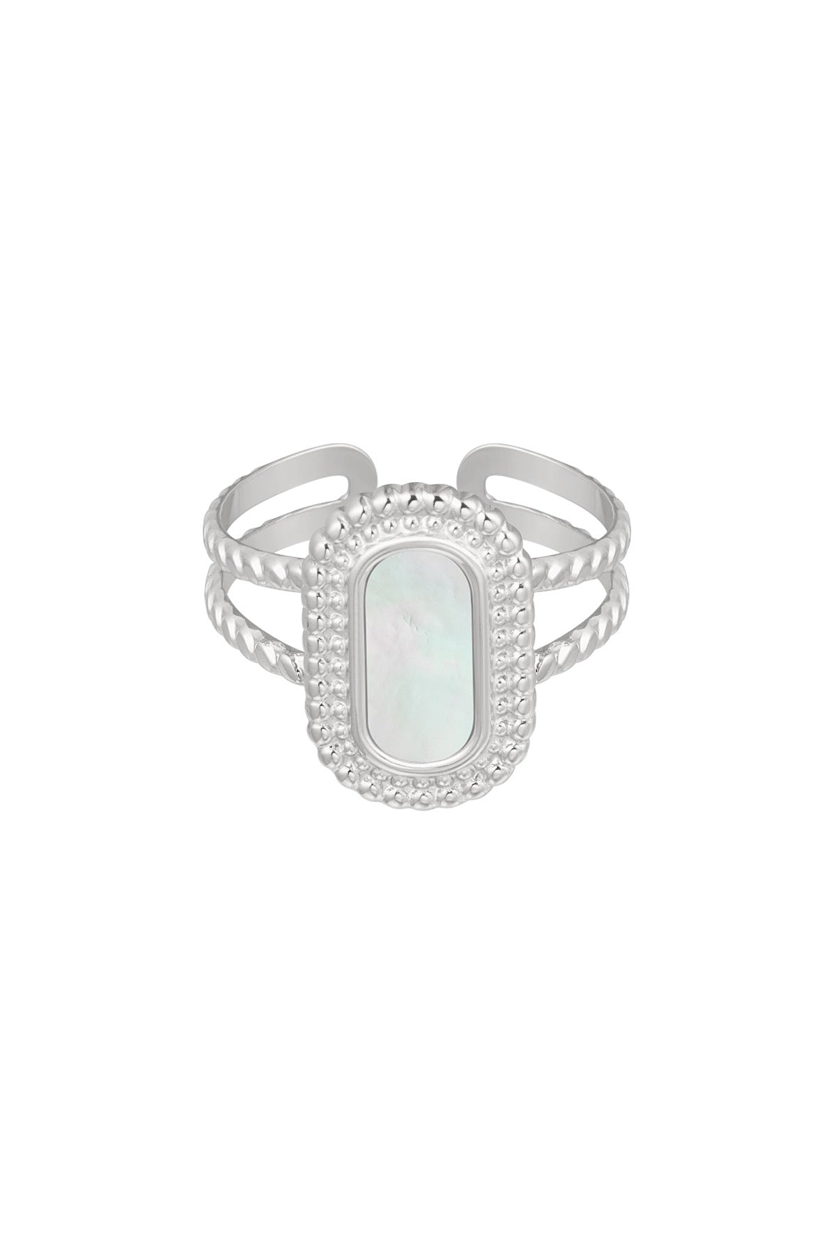 Mirror ring - zilver